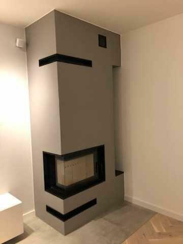 Kominek narożny z montażem Instalacja kominka KIELCE