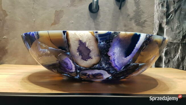 Luksusowa umywalka z kamieni półszlachetnych agatów, NOWOŚĆ!