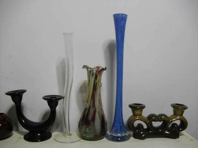 Flakon , brązowo-zielony , 20x17,5cm -