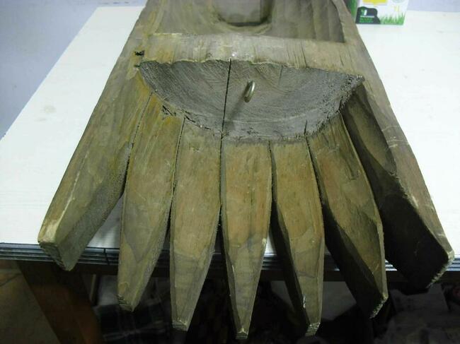 Afrykańska maska - Oryginał - 62x21cm -