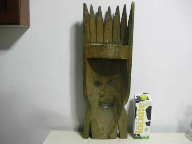 Afrykańska maska - Oryginał - 62x21cm -
