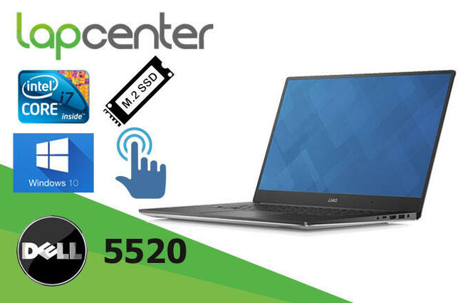 DELL PRECISION 5520 I7 16 GB RAM 512GB SSD W10P LapCenter.pl