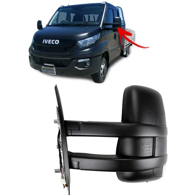 Lusterko LEWE Elektryczne DŁUGIE czujnik Iveco Daily 2014-23
