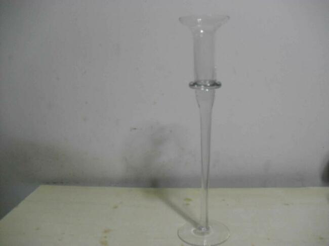 Flakon , świecznik - szkło - 35x9cm -