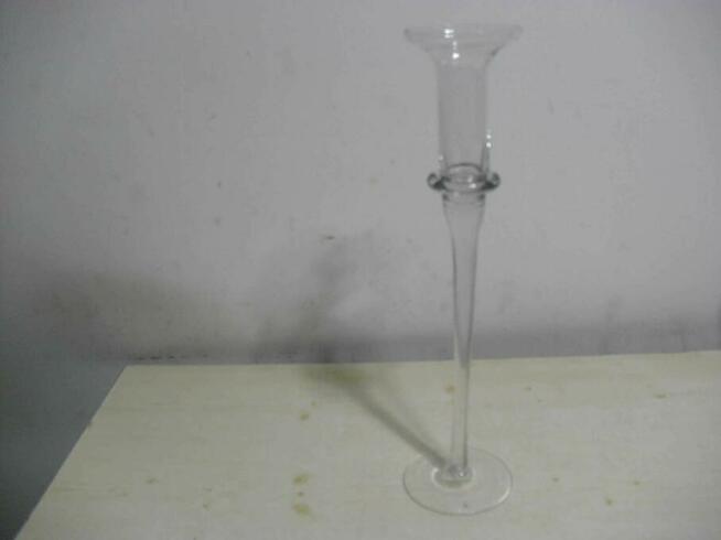 Flakon , świecznik - szkło - 35x9cm -