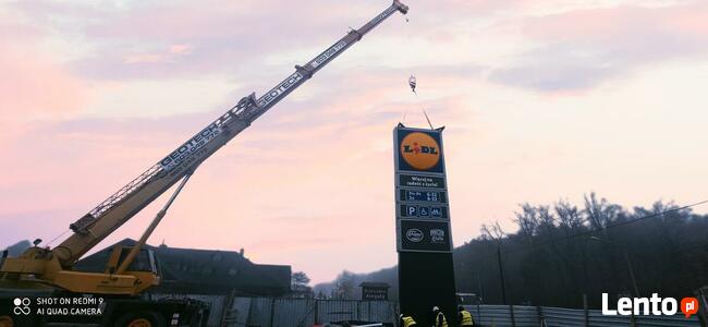 USŁUGI DŹWIGOWE 60 t Staszów Kolbuszowa Łoniow Tarnobrzeg