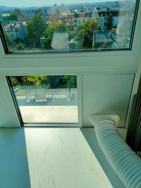 Drzwiczki dla kota psa montaż w oknie drzwiach