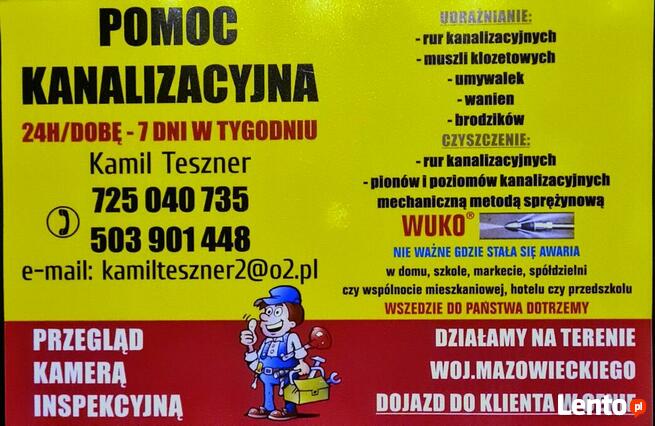 Udrażnianie Rur Radzymin WUKO 24H7