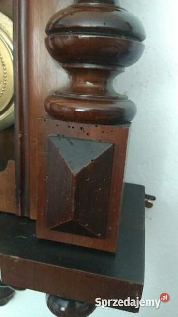 Zegar wiszący Gustav Becker Silesia antyk (117)