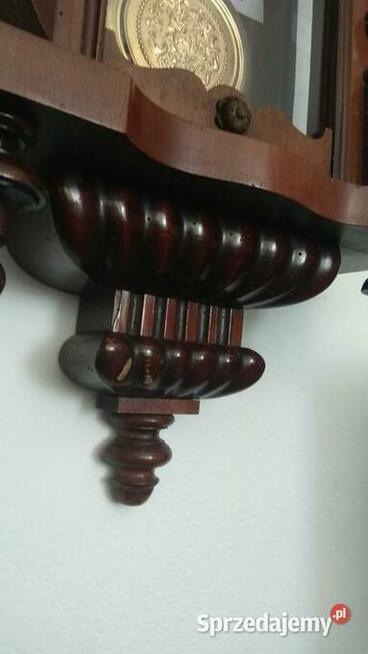 Zegar wiszący Gustav Becker Silesia antyk (117)