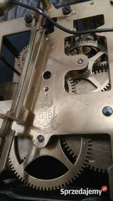 Zegar wiszący Gustav Becker Silesia antyk (117)