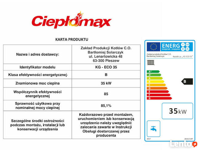 Kocioł c.o. z podajnikiem na ekogroszek 5klasa 25kW IRYD PID