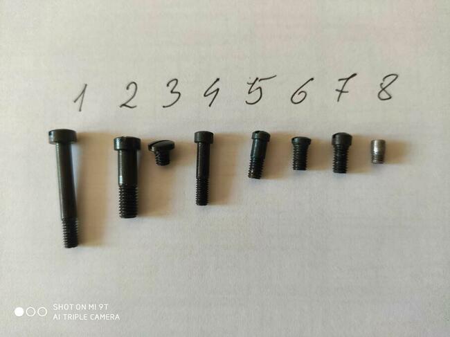 Komplet śrub do Pietta Remington kal.36/44 VITI 1858