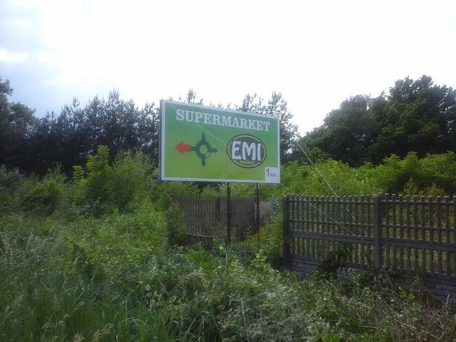 działka na działalność w Pruchnej przy drodze wojewódzkiej