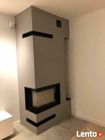 Instalacja kominka Kominek narożny z montażem WARSZAWA