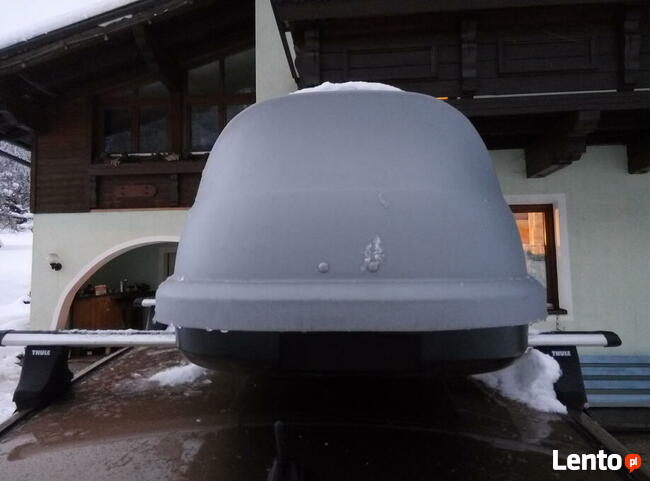 box dachowy Thule - wąski i wygodny - wynajem
