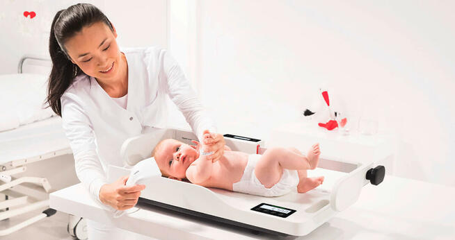 Waga dla noworodka Seca - kalibrowana