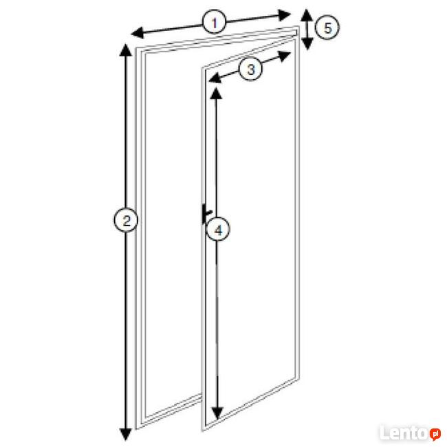 Uszczelka do drzwi balkonowych Sichler