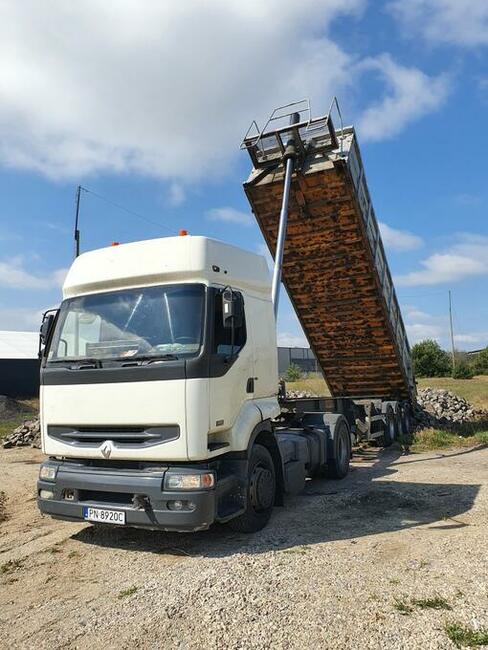 Transport naczepą - wywrotką 25 ton