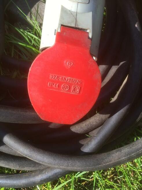 Przedłużacz 3-fazowy w gumie l=15 m sprzedam