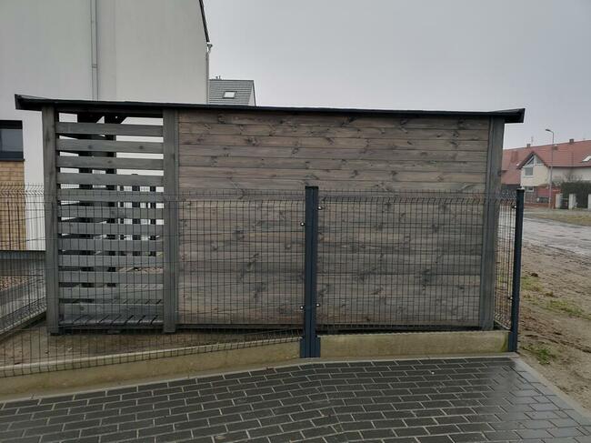 Domek 3 x 1,5m +drewutnia 1 x 1,5m z dachem prostym