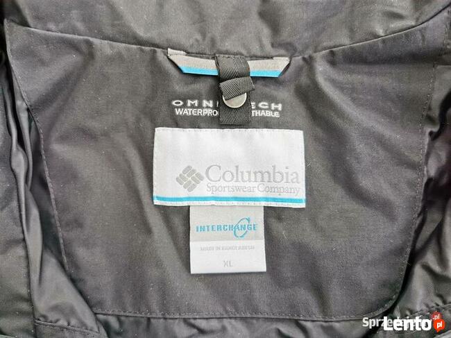 COLUMBIA kurtka wiatrówka na rower XL OMNI-TECH Waterproof