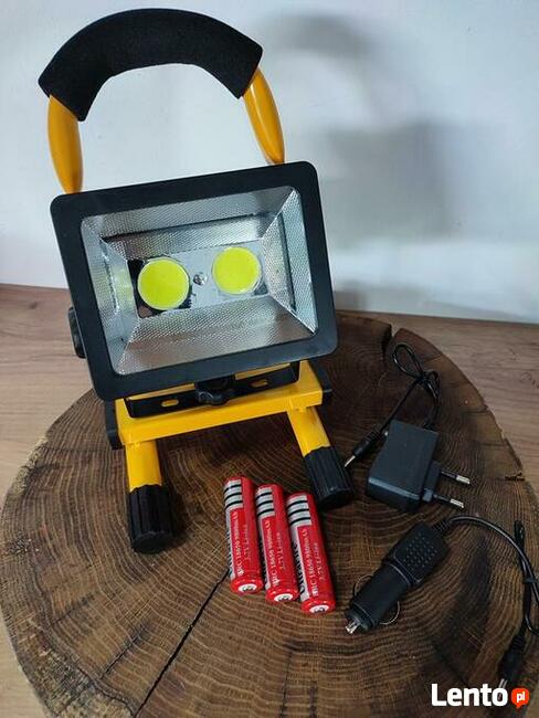 Nowe Halogeny robocze budowlane z akumulatorem 50w ip65