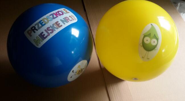 Piłka z logiem Twojego przedszkola ( firmy ) - produkt Polsk