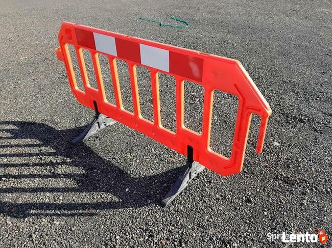 Barierka oddzielająca PCV pomarańczowa U20