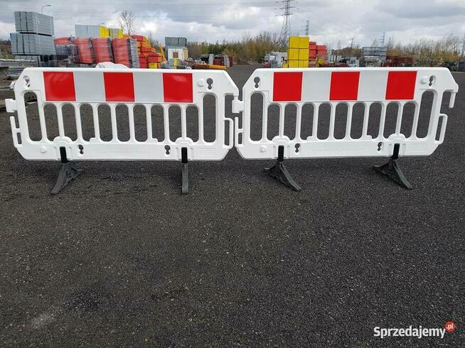 Barierka oddzielająca PCV biała U20A