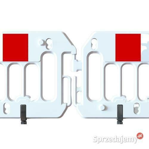 Barierka oddzielająca PCV biała U20A