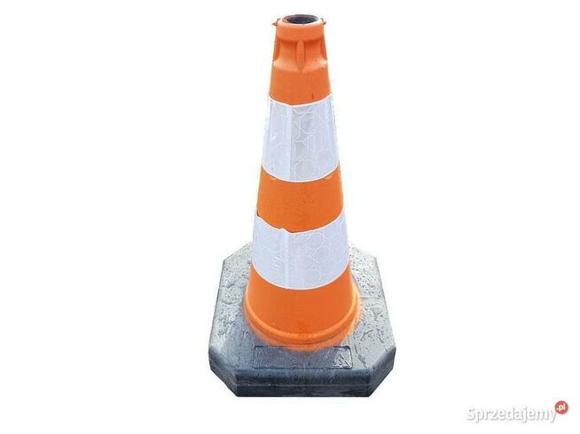 Pachołek drogowy odblaskowy twardy 75cm