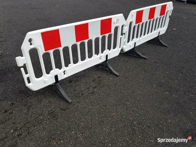 Barierka oddzielająca PCV biała U20A