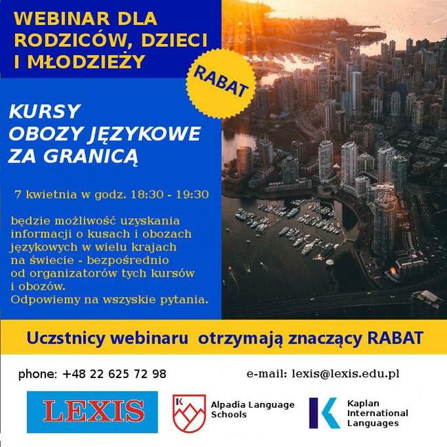 Obozy językowe za granicą - kursy dla dzieci i dorosłych