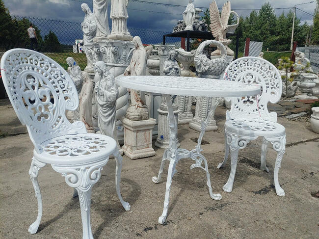 Stół i krzesła żeliwne - najlepsza jakość