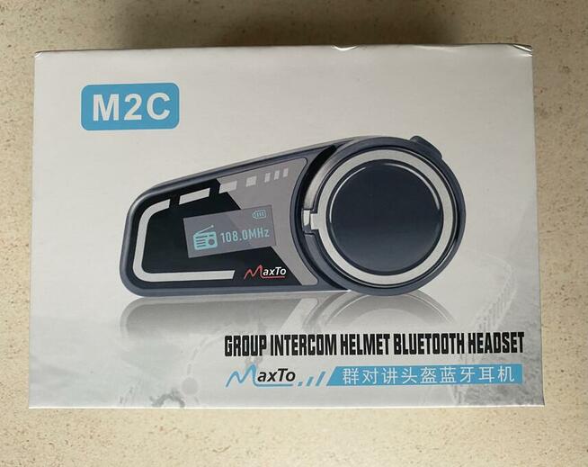 Interkom motocyklowy M2C radio Bluetooth MaxTo