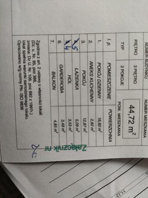 Mieszkanie na Targówku 44 metry