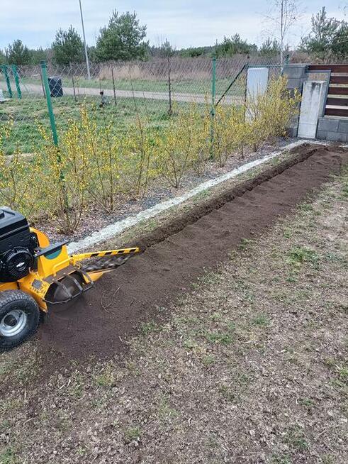Usługa koparką łańcuchową wykop liniowy