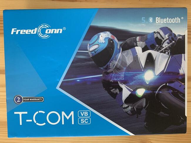 Interkom motocyklowy NOWY FreedConn radio bluetooth