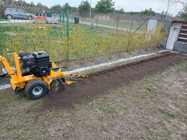Usługa koparką łańcuchową wykop liniowy