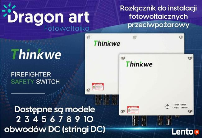 Wyłącznik rozłącznik ppoż przeciwpożarowy THINKWE 8xDC