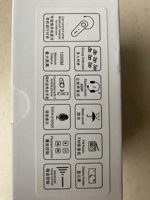 Interkom motocyklowy M2C radio Bluetooth MaxTo
