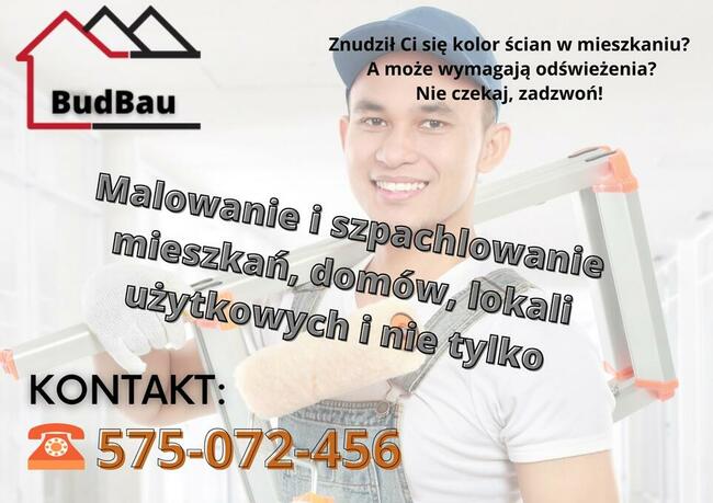 WOLNE TERMINY! Profesjonalne malowanie, szpachlowanie, gładź