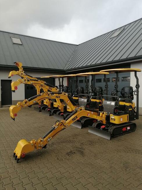 Minikoparka Nex N12 joystick 1200kg, Yanmar 3TNV70