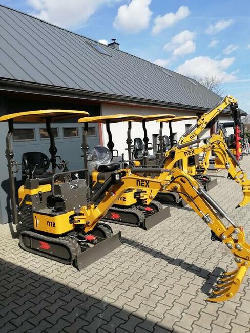 Minikoparka Nex N12 joystick 1200kg, Yanmar 3TNV70