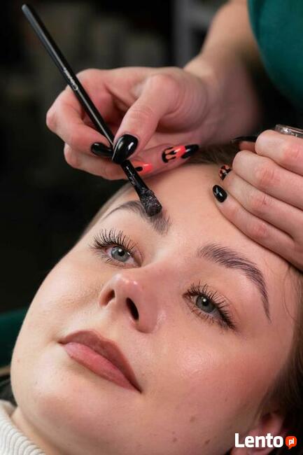 Lifting laminacja rzęs / Laminowanie brwi / Henna pudrowa