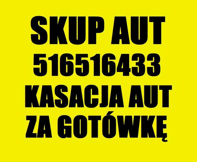 SKUP AUT TEL.516516433 Starogard Gdański Złomowanie Kasacja