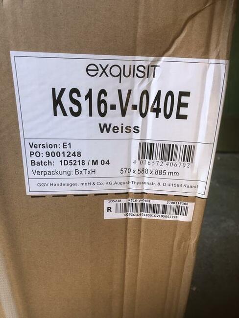 Lodówka Exquisit 885 mm wysoka nowa