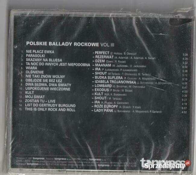Polskie ballady rockowe, Vol. 3 CD