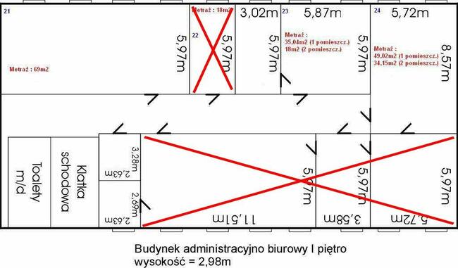 Wynajmę biuro biura powierzchnię biurową Starogard Gdański